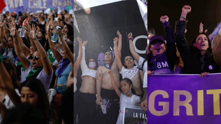 8M: Mujeres de todo el mundo se manifiestan en medio de la conmemoración del Día Internacional de la Mujer
