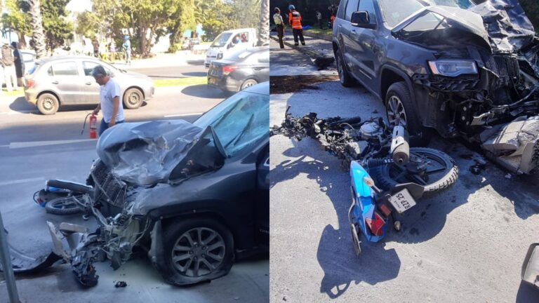 Accidente a la altura del Reloj de Viña del Mar: Dos personas murieron tras impacto entre moto y camioneta
