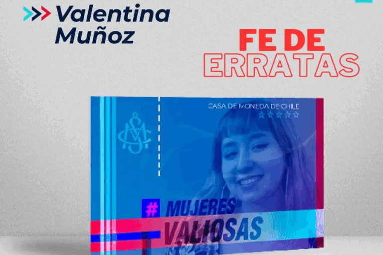 Quién es Valentina Muñoz, la mujer más joven entre las opciones para el impreso conmemorativo de la Casa de Moneda