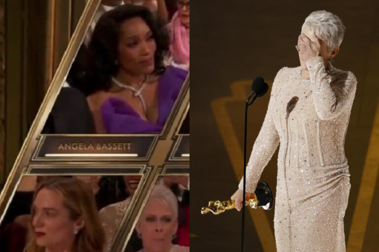 Premios Oscar: La comentada reacción de Angela Bassett al perder frente a Jamie Lee Curtis