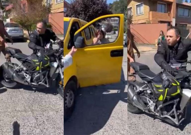 Concepción: Motorista le quebró la nariz a conductora de furgón escolar por realizar maniobra que 