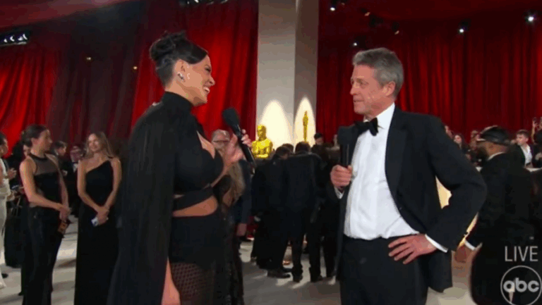 Incómoda entrevista de Hugh Grant en los Oscar genera polémica: 