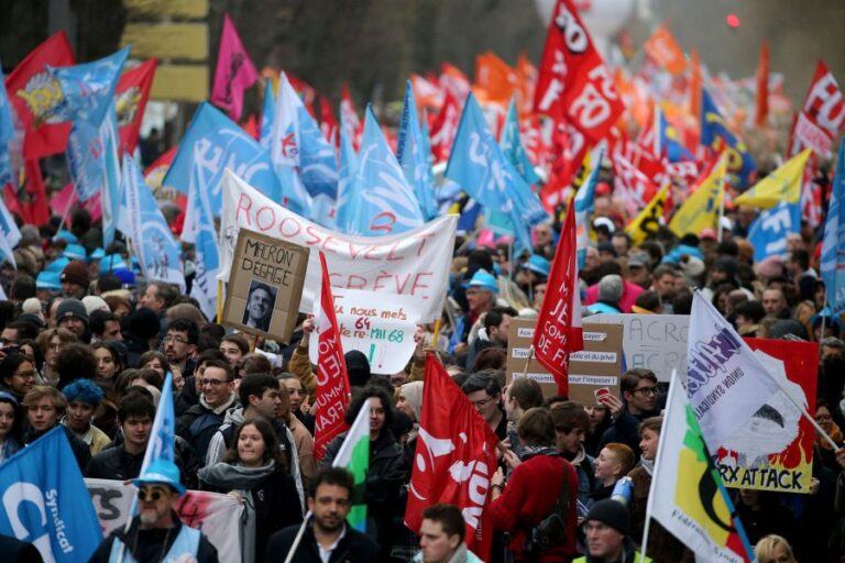 Sohr y protestas contra reforma previsional de Macron: 