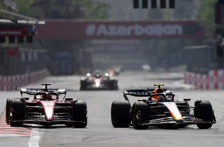 Sergio “Checo” Pérez gana el Gran Premio de Azerbaiyán y se posiciona a seis puntos de Max Verstappen