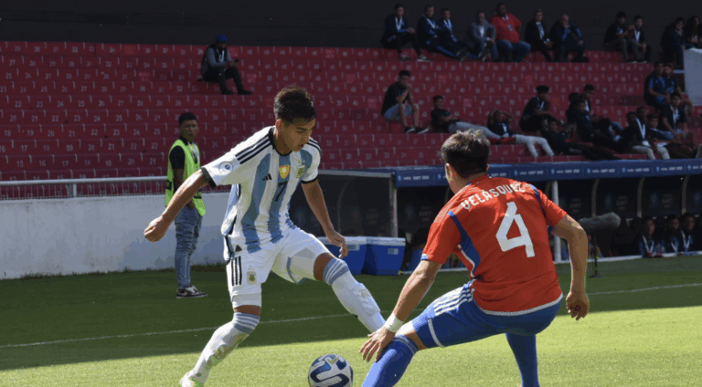 La Roja cayó ante Argentina en el primer duelo del hexagonal final del Sudamericano Sub 17