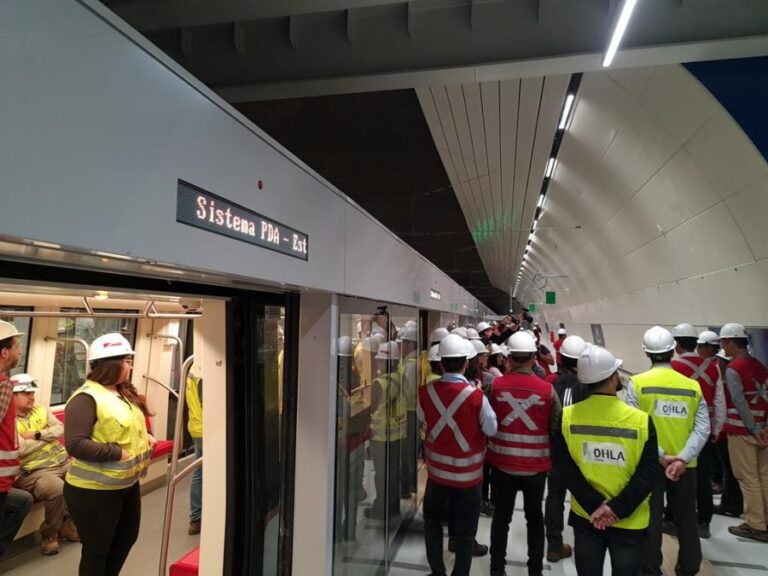 Realizan primer recorrido por extensión de la Línea 3 del Metro: Inauguración será en el segundo semestre de 2023
