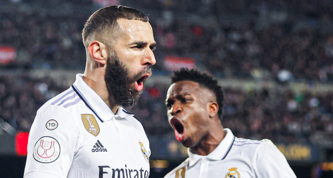 Real Madrid goleó al Barcelona como visitante y se metió en la final de la Copa del Rey