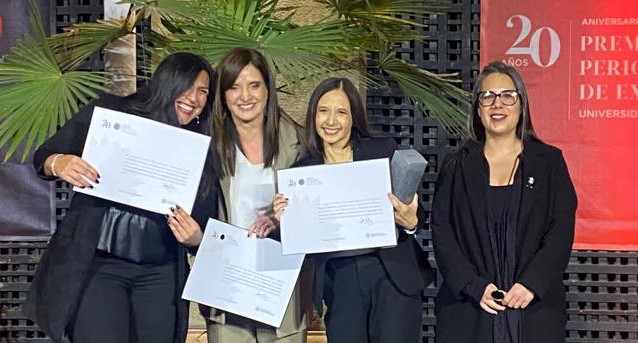 Entrevista de CNN Íntimo a Paulina Urrutia ganó el Premio de Periodismo de Excelencia Audiovisual de la UAH