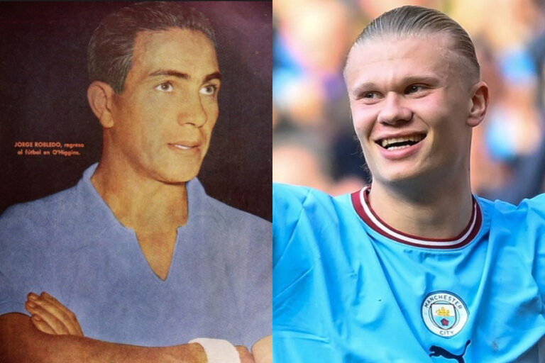 Histórico: Erling Haaland logró igualar el récord del chileno Jorge Robledo en Inglaterra