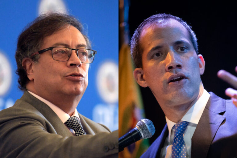 Presidente Petro niega expulsión de Juan Guaidó de Colombia