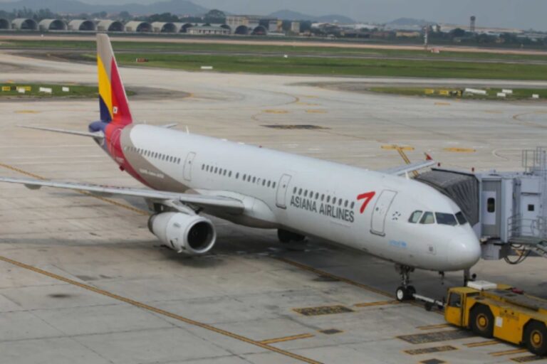 Pánico a bordo de un avión en Corea del Sur: La puerta se abrió cuando se preparaba para aterrizar