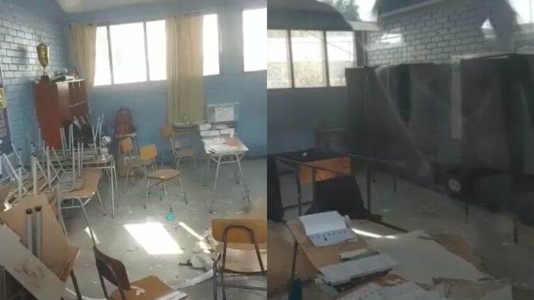 Pudahuel: Techo de local de votación colapsó y obligó a evacuar a los presentes