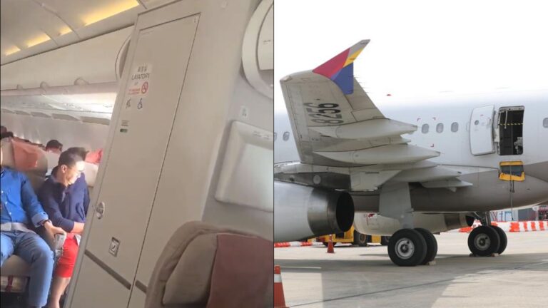 Corea del Sur: Hombre que abrió puerta del avión en pleno vuelo le dijo a la policía que quería bajarse rápido
