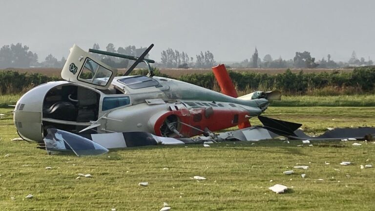Helicóptero de Carabineros capotó en Melipilla: Hay tres lesionados