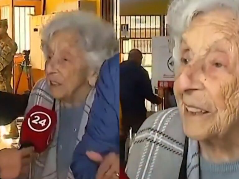 Mujer de 105 años que luchó por el voto femenino asistió a sufragar: 