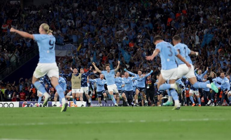 Manchester City consigue su primera Champions League tras vencer por la cuenta mínima al Inter de Milán
