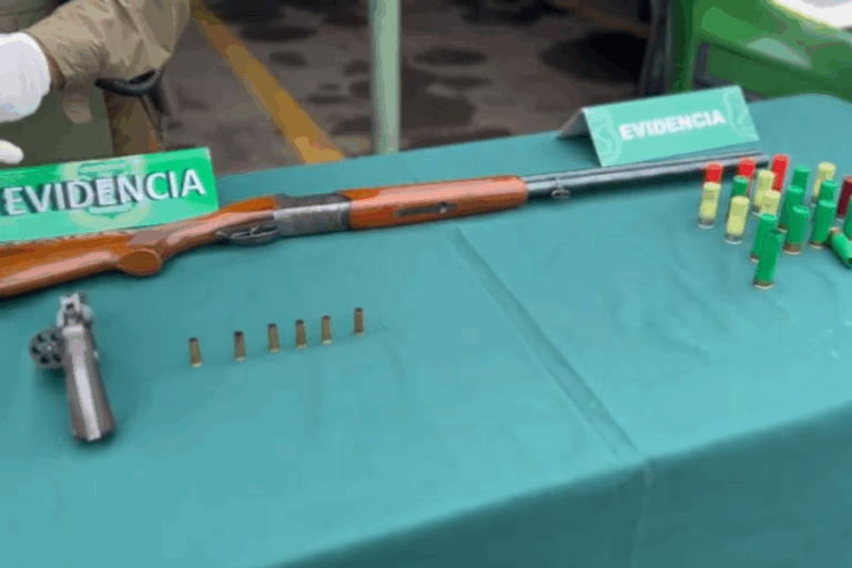 Detienen a sujeto por disparar en plena vía pública de La Pintana