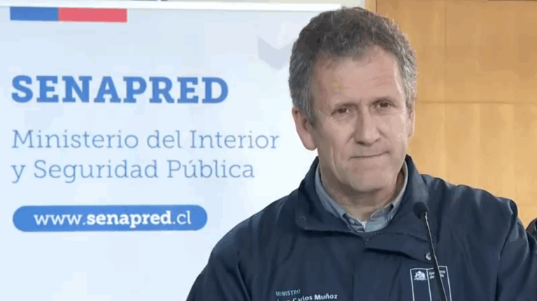 Ministro de Transportes ante avance de sistema frontal: 