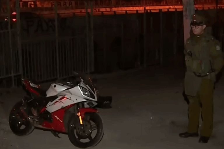 Carabinero fue apuñalado tras intento de robo de su moto particular en La Granja