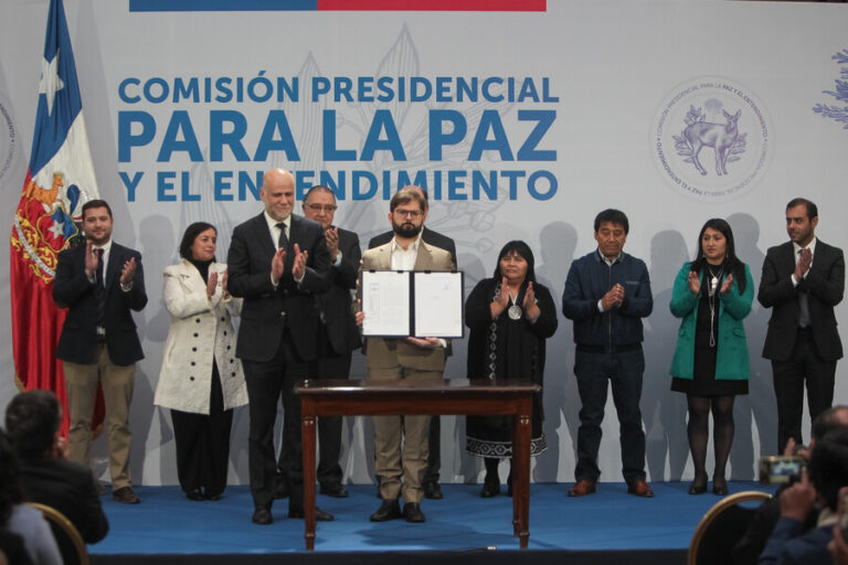 Pdte. Boric lanza la Comisión para la Paz y el Entendimiento con el fin de solucionar el conflicto mapuche