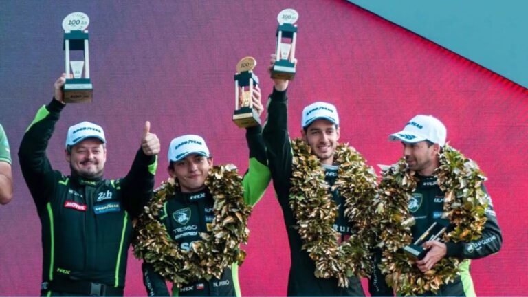 El chileno Nicolás Pino logra un histórico tercer lugar en las 24 horas de Le Mans