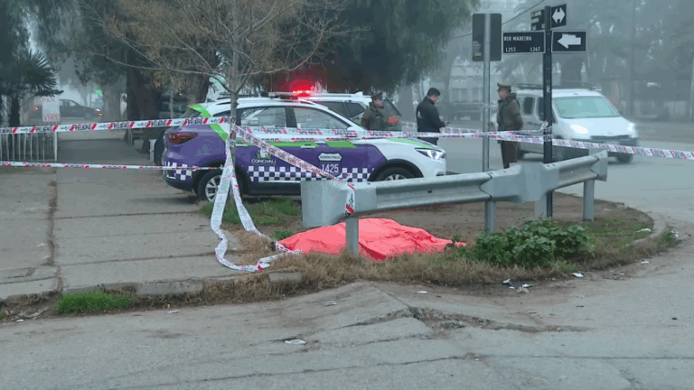 Encuentran persona muerta en plena vía pública de Conchalí