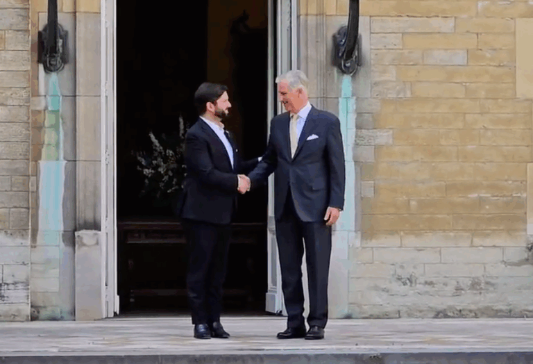 Presidente Boric se reunió con el rey Felipe y terminó sus encuentros bilaterales en Bélgica