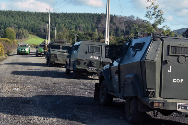 Al menos 50 disparos contra Carabineros se registraron tras hechos de violencia en Ercilla