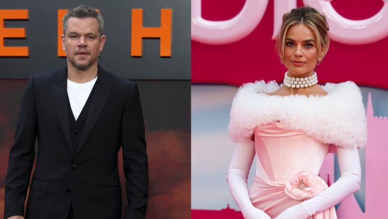 Matt Damon y Margot Robbie expresaron su apoyo a la huelga de actores