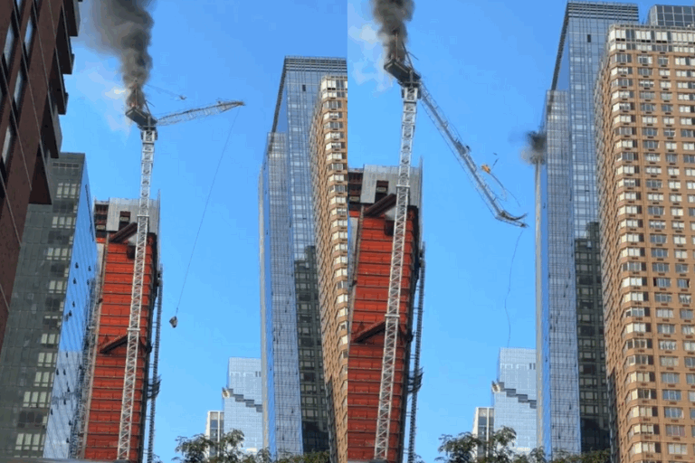 Estados Unidos: Desplome de grúa en Nueva York deja al menos 6 heridos