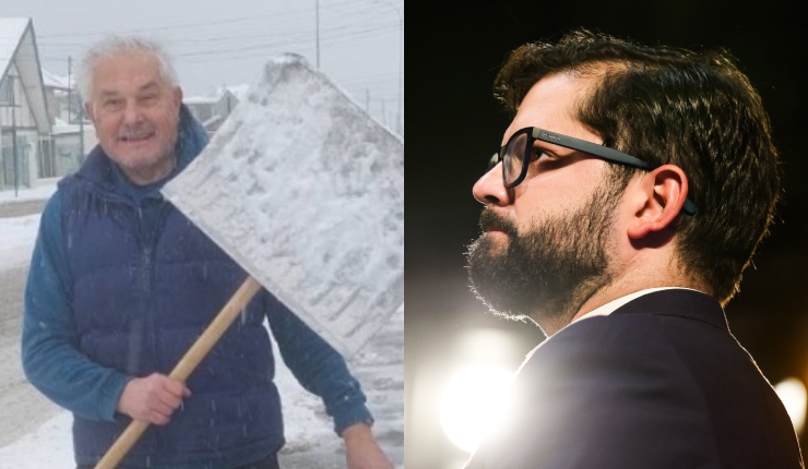 Pdte. Boric recuerda enseñanza de su abuelo ante nevazón en Punta Arenas: “Sé buen vecino y limpia tu parte de la vereda”