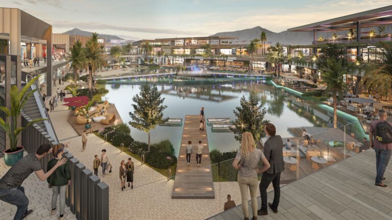 Laguna autosustentable, teatro, cine y ciclovía de 1,5 km: Así será el nuevo mall de Vitacura que estará cerca de La Pirámide