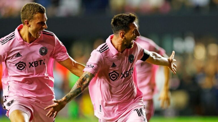 Messi desata la euforia con gol a último minuto en su debut en el Inter de Miami