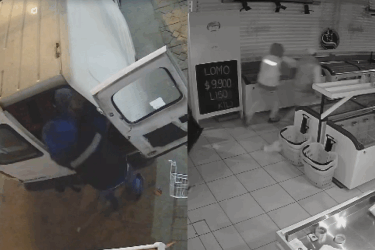 Detienen a tres sujetos por robo de 100 kilos de carne en local comercial de Peñalolén