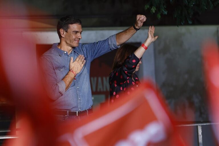 Pedro Sánchez tras resultados de elecciones en España: 