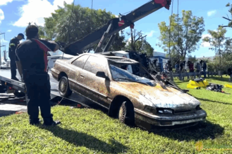 EE.UU: Investigan hallazgo de 30 autos sumergidos en un lago al sur de Florida