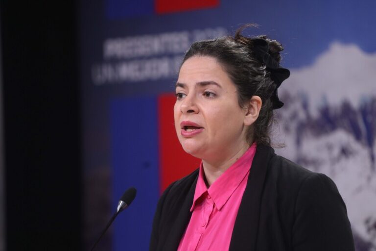 Ministra Orellana criticó 