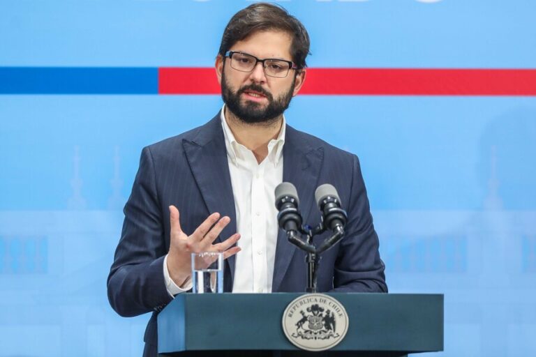 Presidente Boric pide 