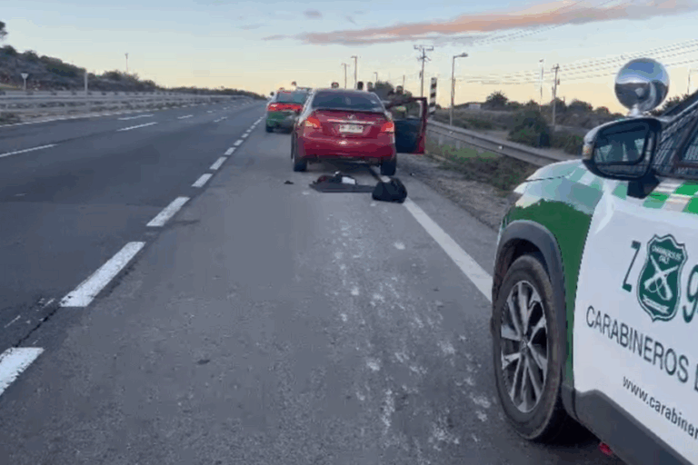 Detienen a sujetos que intentaron atropellar a carabinero durante fiscalización en Los Vilos