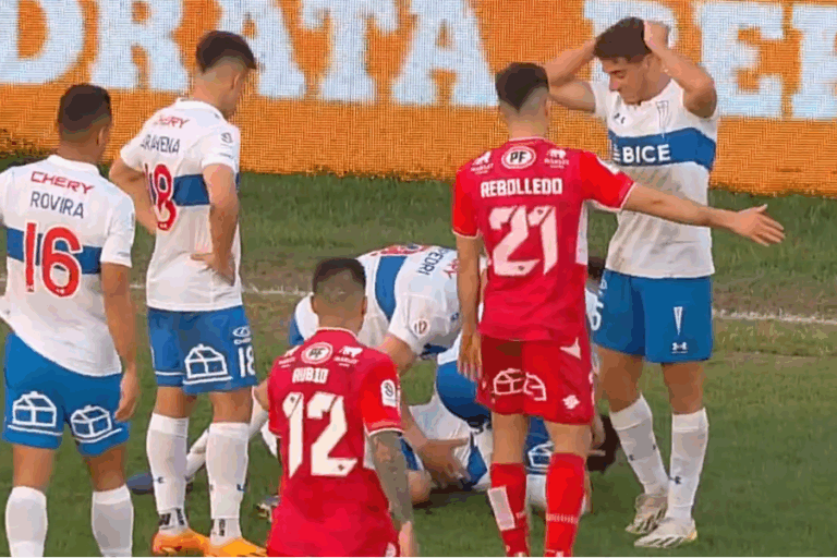 Eugenio Mena sufre impactante lesión en partido contra Ñublense tras ser convocado a La Roja