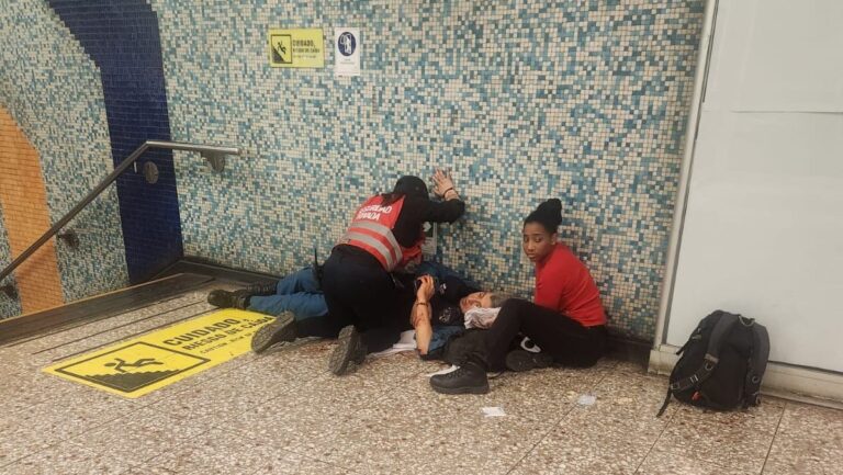 Metro condena brutal golpiza a guardia de seguridad: “No vamos a claudicar en erradicar el comercio ambulante