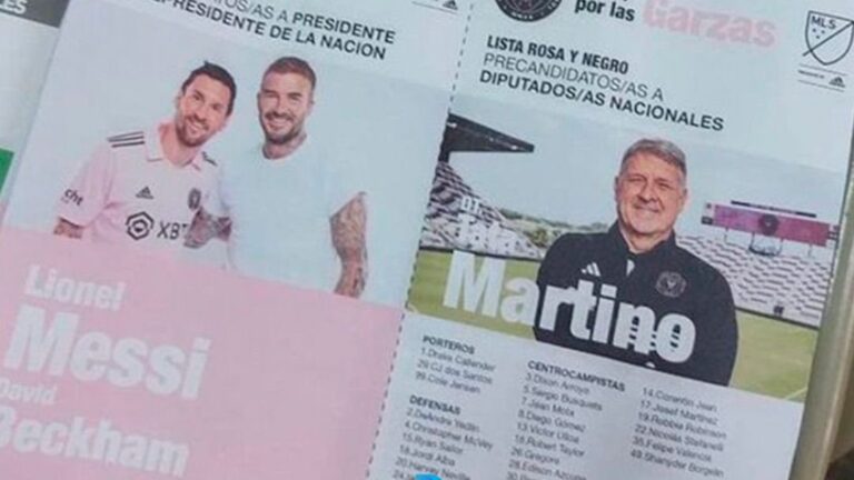 “Messi presidente”: La insólita papeleta que se viralizó en redes sociales en medio de las PASO en Argentina