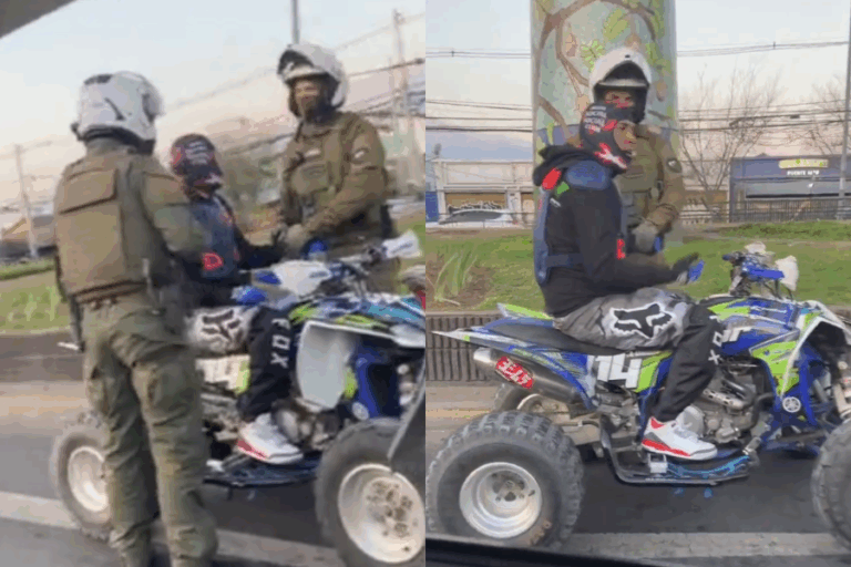 Video muestra momento previo a la detención de Julianno Sosa en Puente Alto: Atropelló pie de carabinero