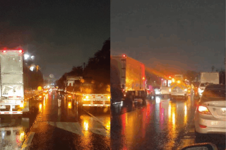 Camión volcado en Ruta 68 causa gran congestión vehicular: Tránsito está suspendido