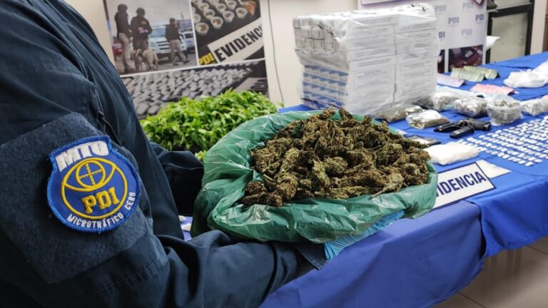 Operativo de la Bicrim San Ramón terminó con 11 detenidos y más de $18 millones incautados entre drogas y efectivo