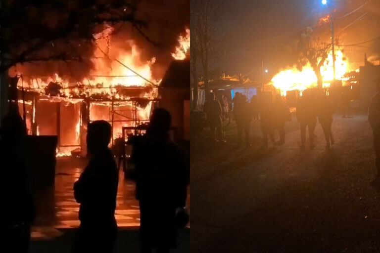 Voraz incendio consumió varios locales del Mercado Municipal de Tocopilla
