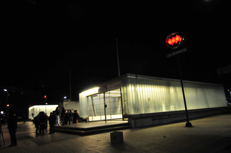 Intento de robo terminó con sujeto baleado en estación de metro Los Dominicos