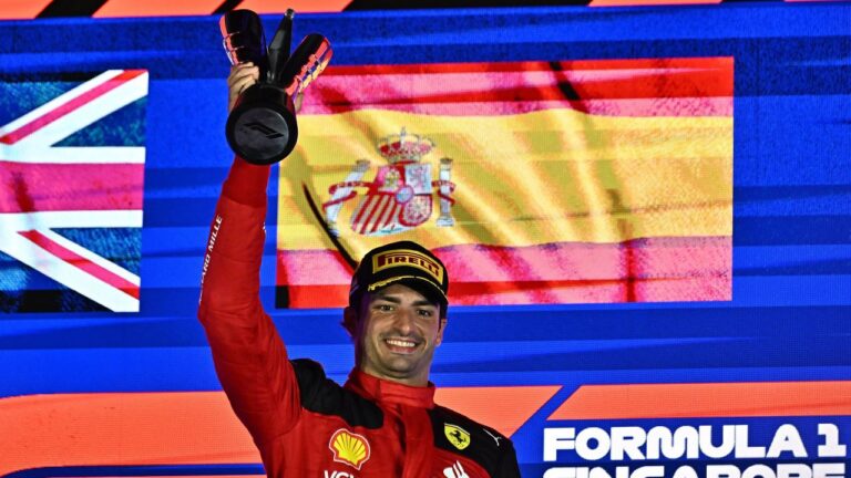 Red Bull no logró ganar una carrera por primera vez y Carlos Sainz ganó el Gran Premio de Singapur