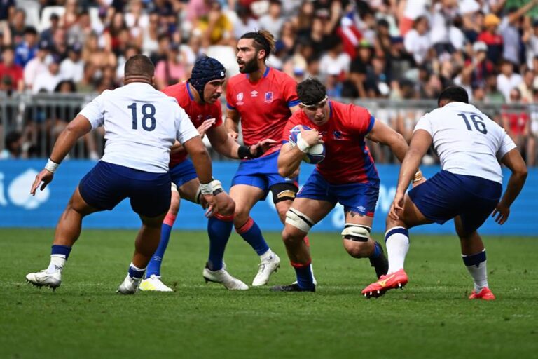 Los Cóndores de Chile caen en un duro encuentro ante Samoa en el Mundial de Rugby Francia 2023