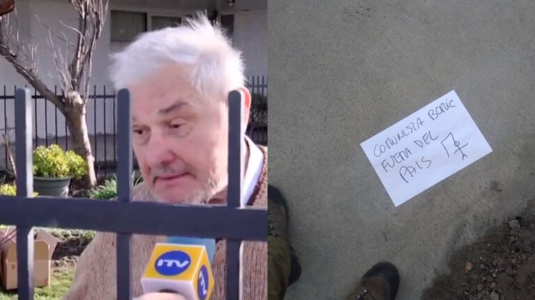 Papá del presidente Boric dice que no vio amenazas: 